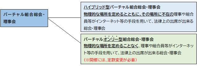 バーチャル組合総会・理事会